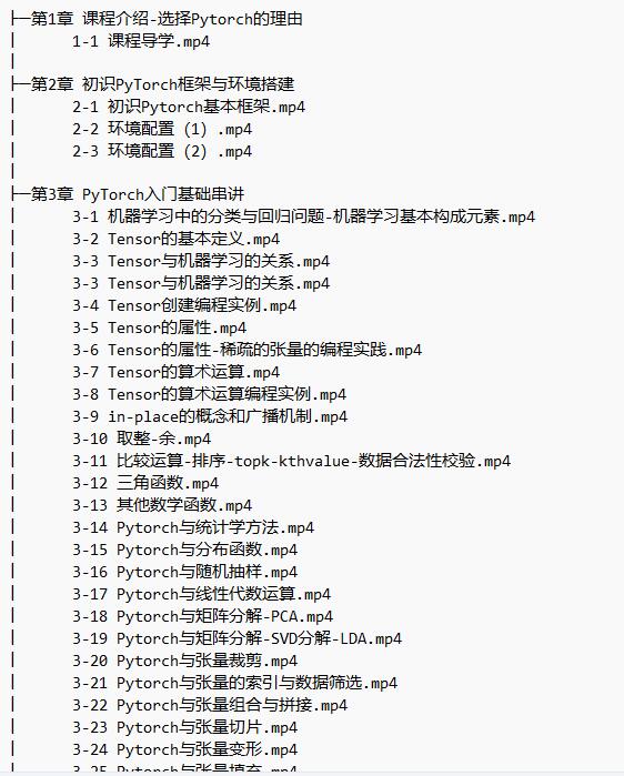 PyTorch入门到进阶 实战计算机视觉与自然语言处理项目 视频教程 下载   图1