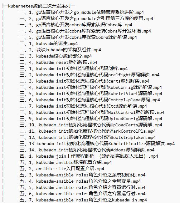 kubernetes源码二次开发 视频教程 下载  图1