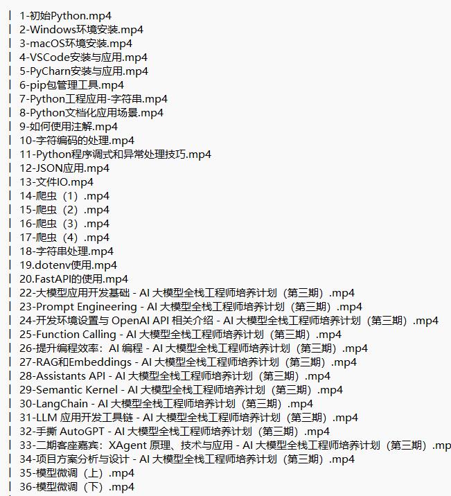 AI大模型全栈工程师 视频教程 下载 图1