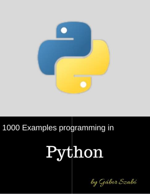 《1000 Examples Programming In Python》1000个Python编程示例 PDF 下载  图1