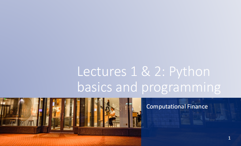 计算金融：Python basics and programming（英）PDF 下载 图1