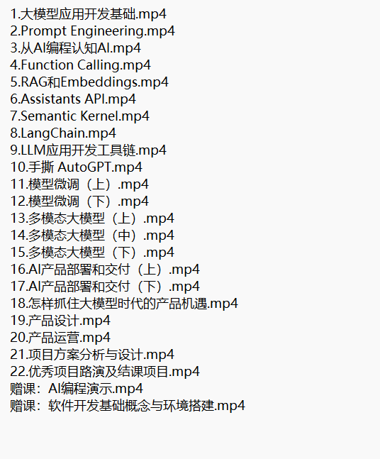 AI大模型入门视频教程 下载 图1